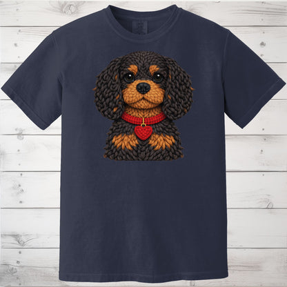 Black & Tan Cavalier King Charles Spaniel Yarn Look Shirt