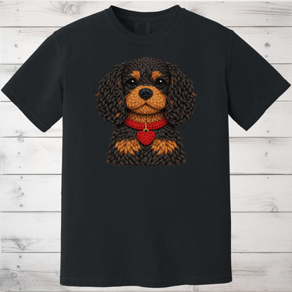 Black & Tan Cavalier King Charles Spaniel Yarn Look Shirt