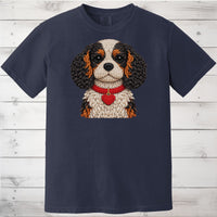 Load image into Gallery viewer, Tri-Color Cavalier King Charles Spaniel Yarn Look Shirt
