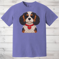 Load image into Gallery viewer, Tri-Color Cavalier King Charles Spaniel Yarn Look Shirt
