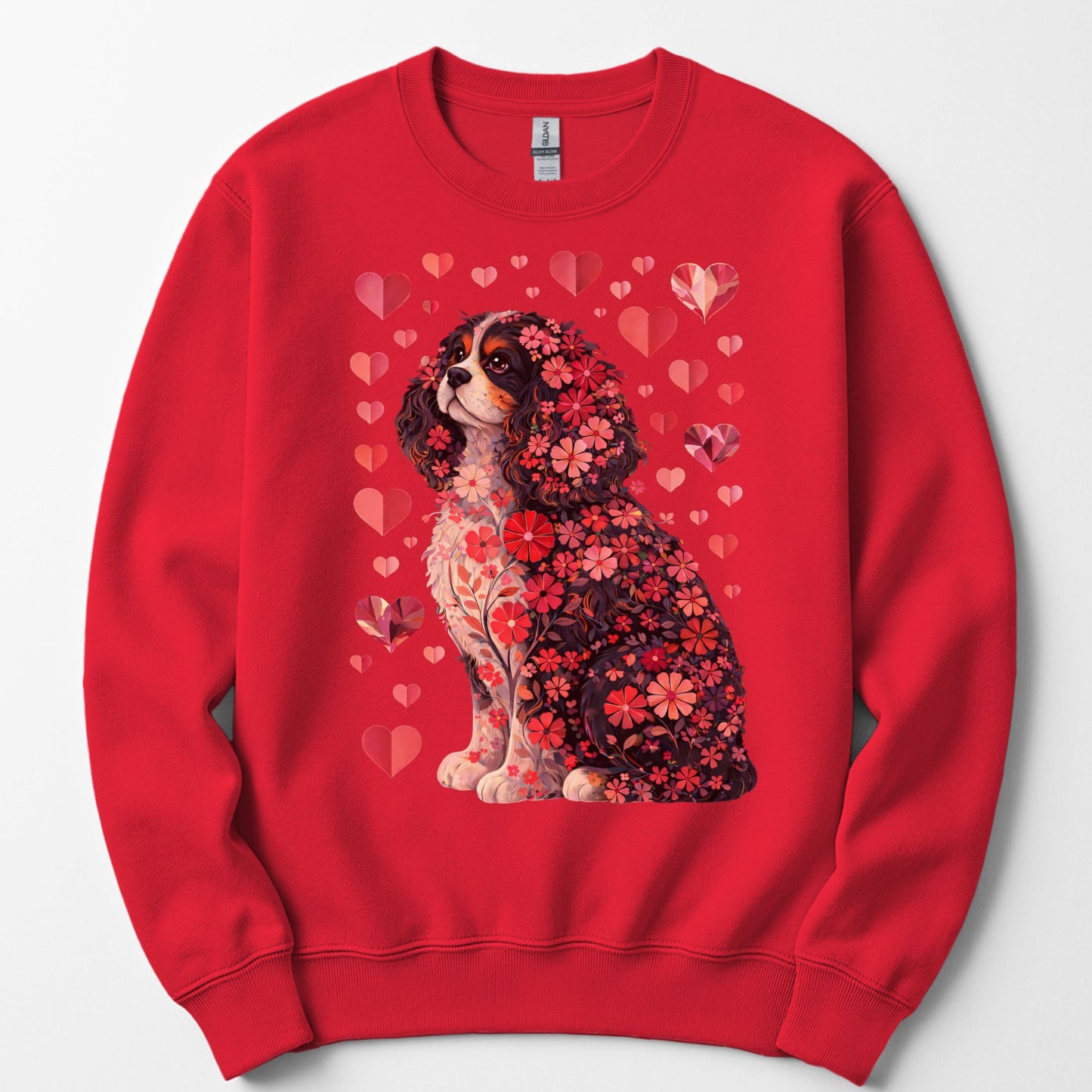 Tri-Color Cavalier King Charles Spaniel Lover Sweatshirt