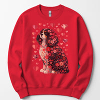 Load image into Gallery viewer, Tri-Color Cavalier King Charles Spaniel Lover Sweatshirt