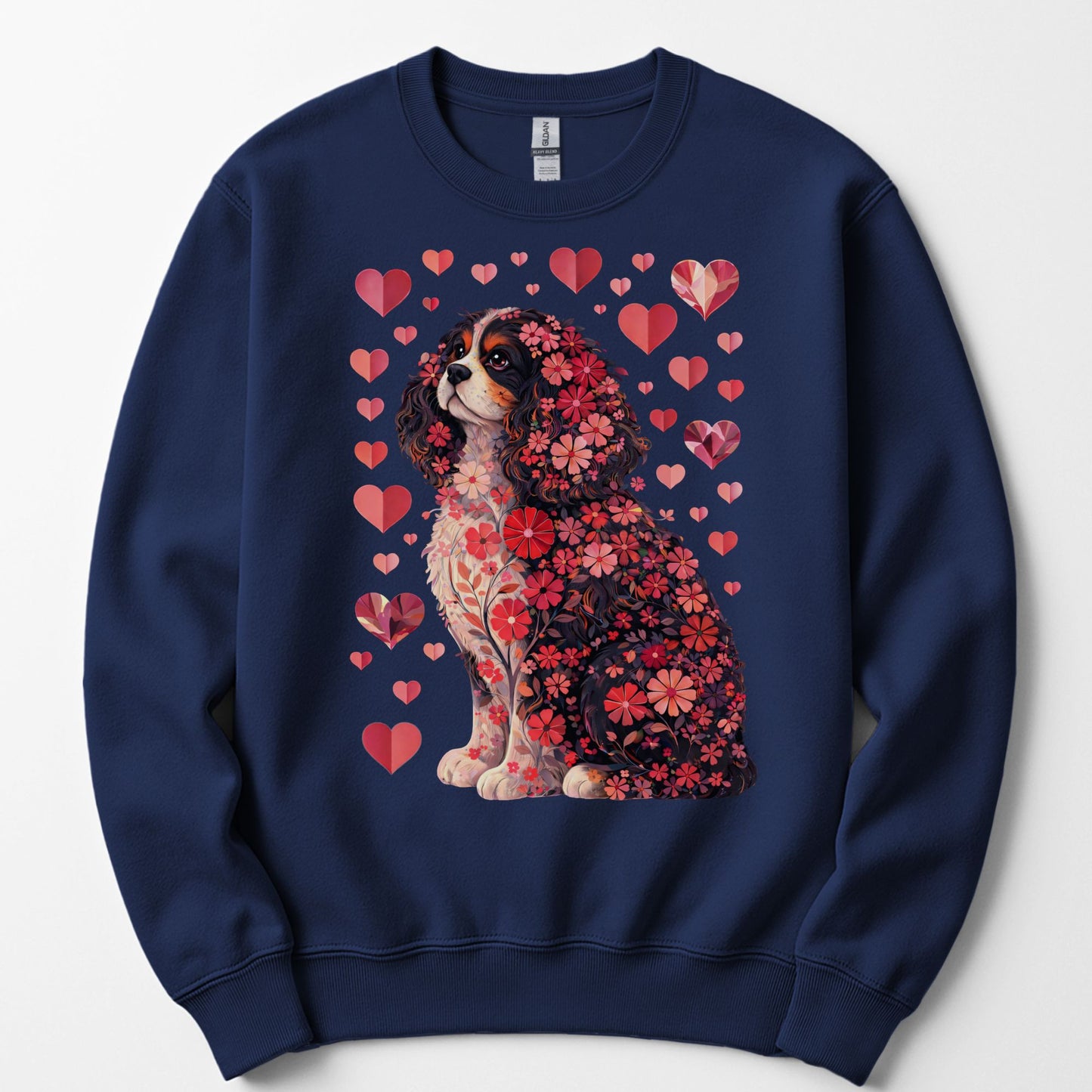 Tri-Color Cavalier King Charles Spaniel Lover Sweatshirt