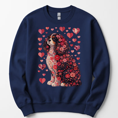 Tri-Color Cavalier King Charles Spaniel Lover Sweatshirt