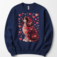 Load image into Gallery viewer, Tri-Color Cavalier King Charles Spaniel Lover Sweatshirt