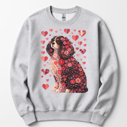 Tri-Color Cavalier King Charles Spaniel Lover Sweatshirt
