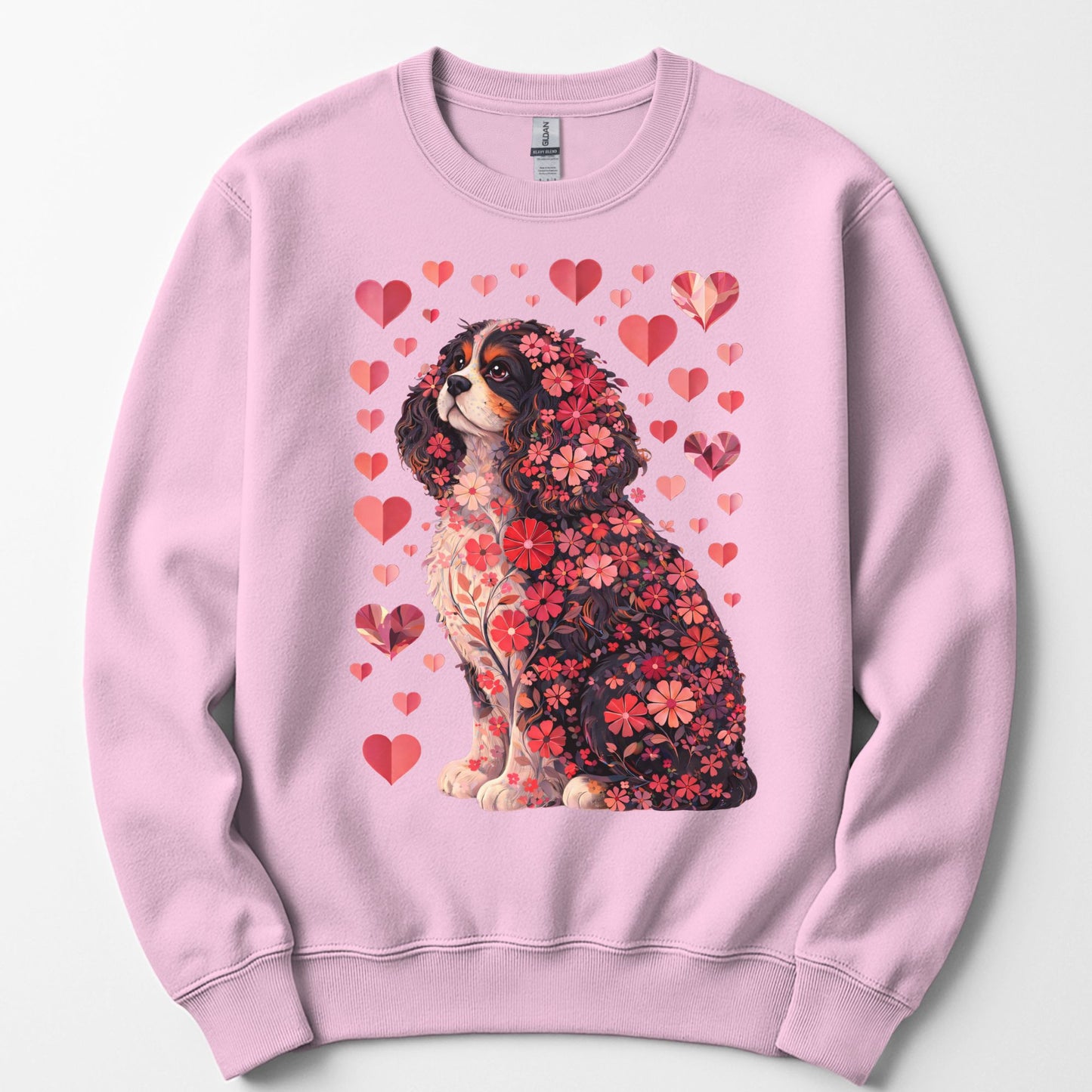 Tri-Color Cavalier King Charles Spaniel Lover Sweatshirt