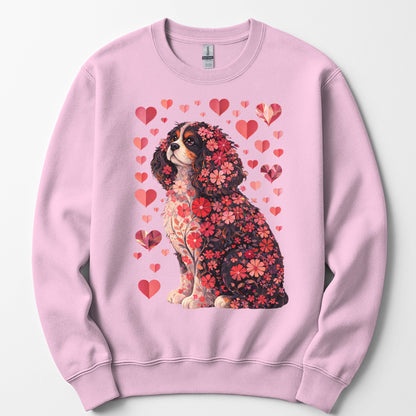 Tri-Color Cavalier King Charles Spaniel Lover Sweatshirt