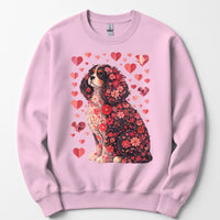 Load image into Gallery viewer, Tri-Color Cavalier King Charles Spaniel Lover Sweatshirt