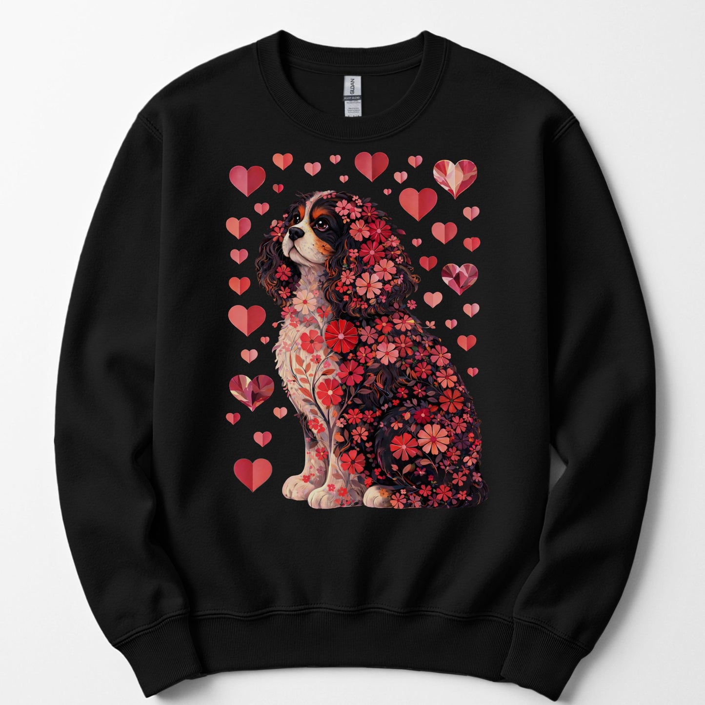Tri-Color Cavalier King Charles Spaniel Lover Sweatshirt