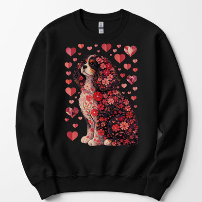 Tri-Color Cavalier King Charles Spaniel Lover Sweatshirt