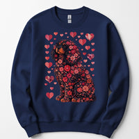 Load image into Gallery viewer, Black and Tan Cavalier King Charles Spaniel Lover Sweatshirt