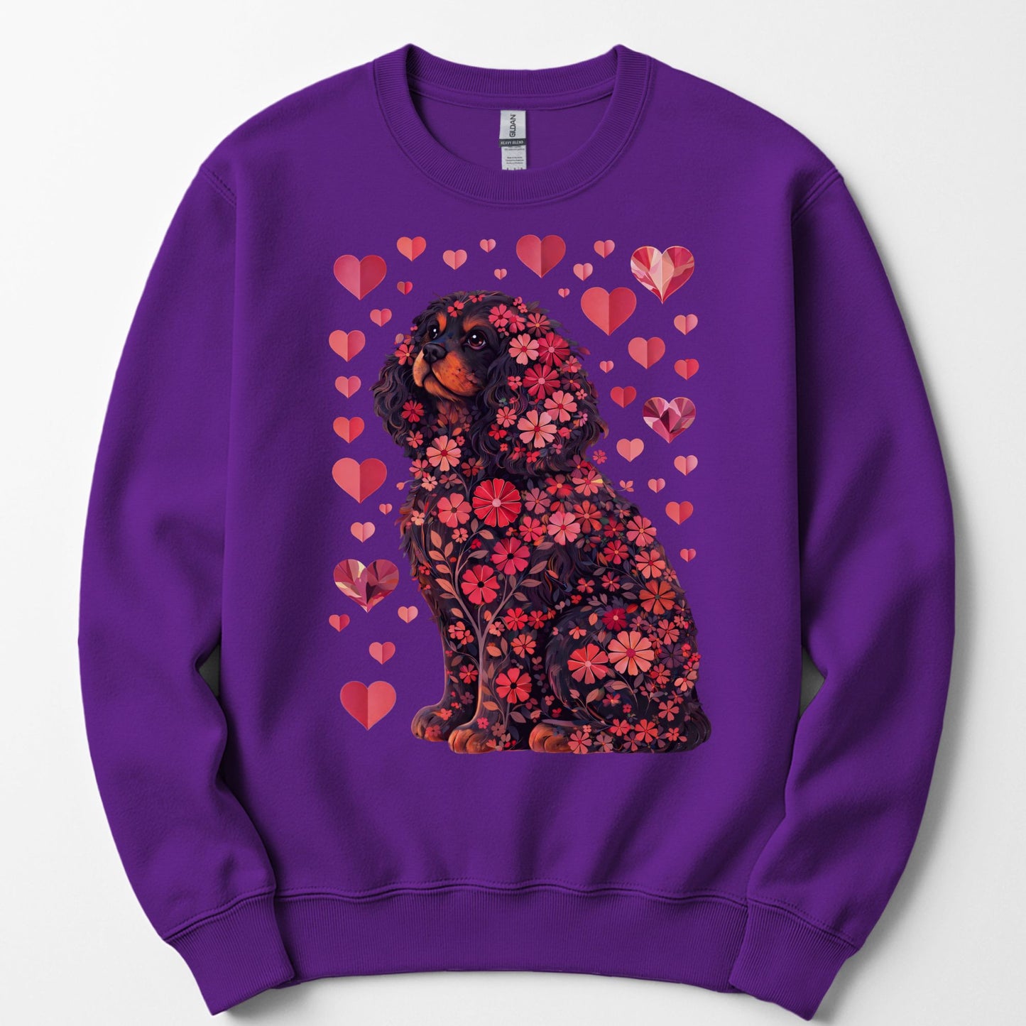 Black and Tan Cavalier King Charles Spaniel Lover Sweatshirt
