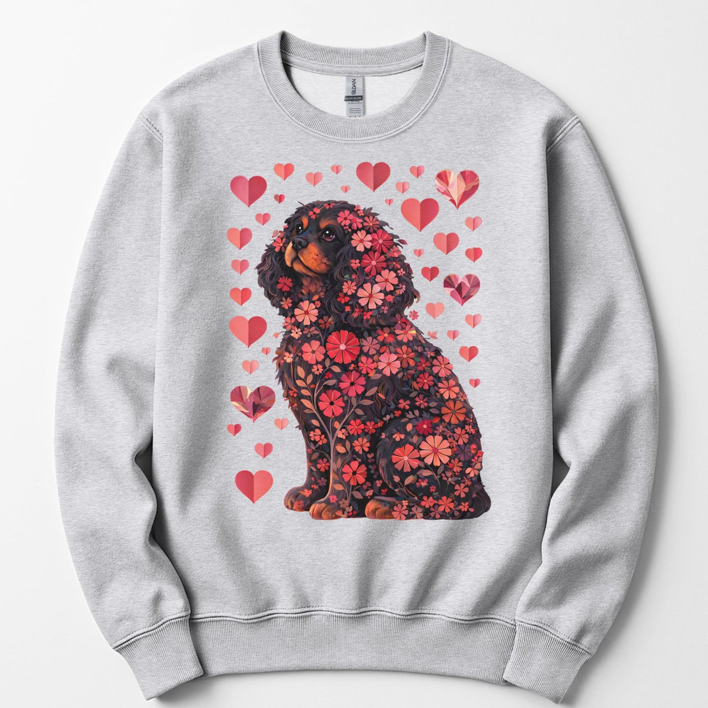 Black and Tan Cavalier King Charles Spaniel Lover Sweatshirt