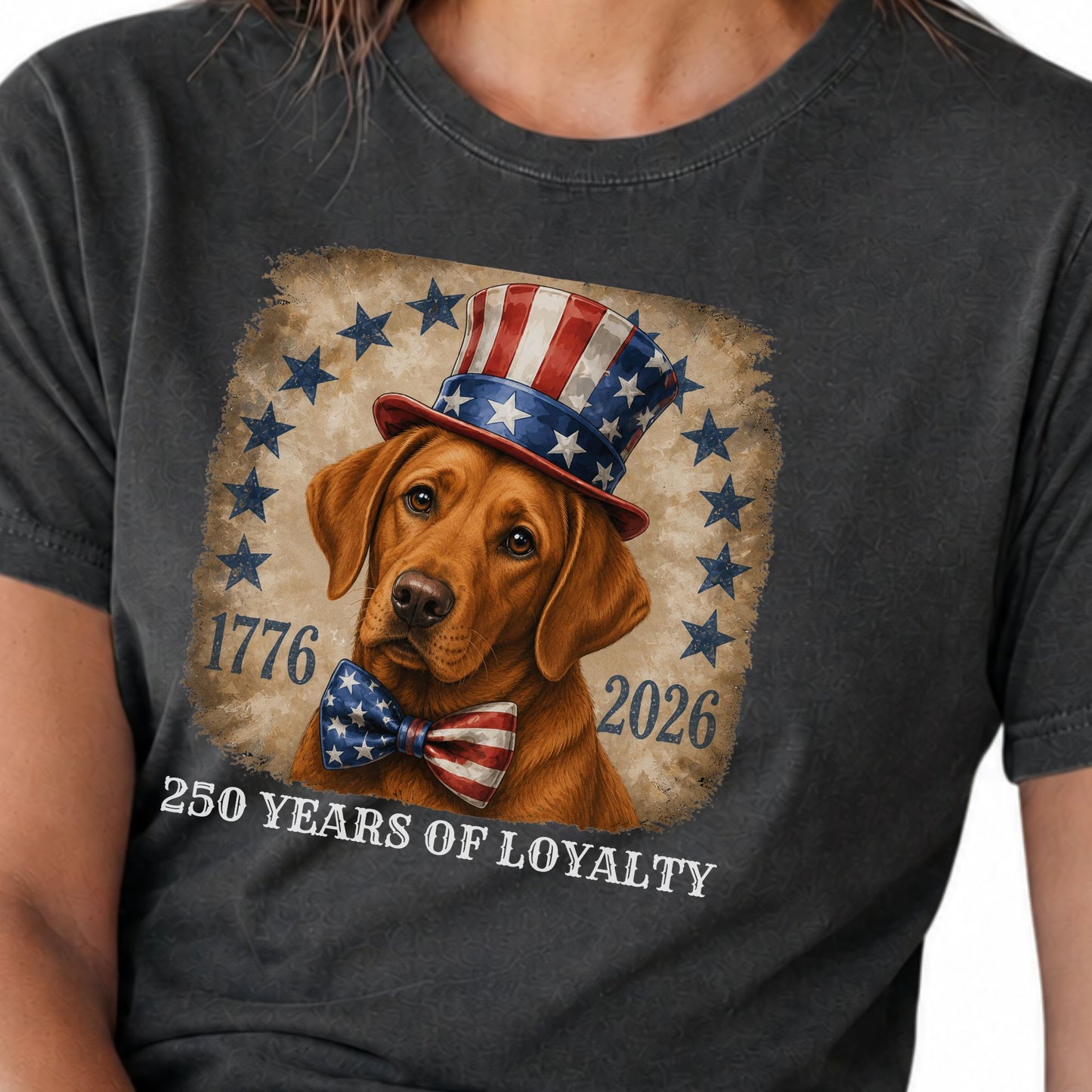Fox Red Lab 250 Years of Loyalty Shirt