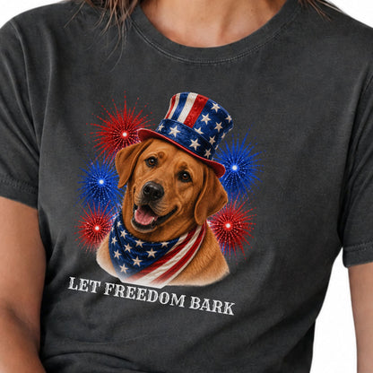 Fox Red Lab Patriotic Shirt