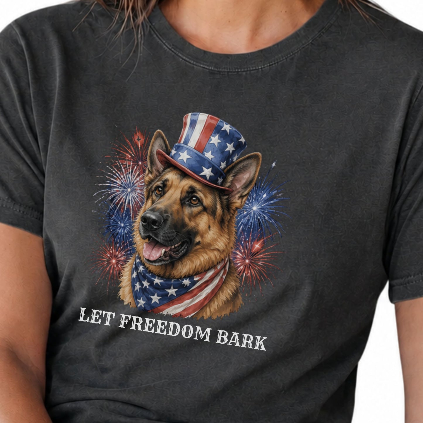 German Shepherd Patriotic Shirt