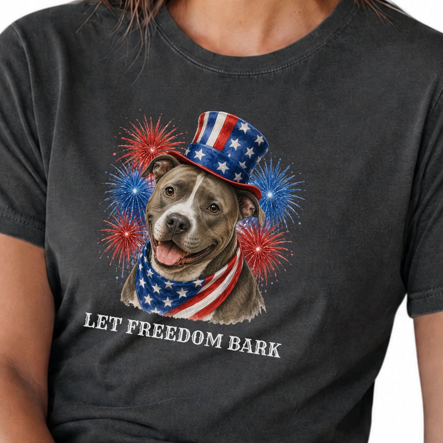 Pit Bull Patriotic Shirt