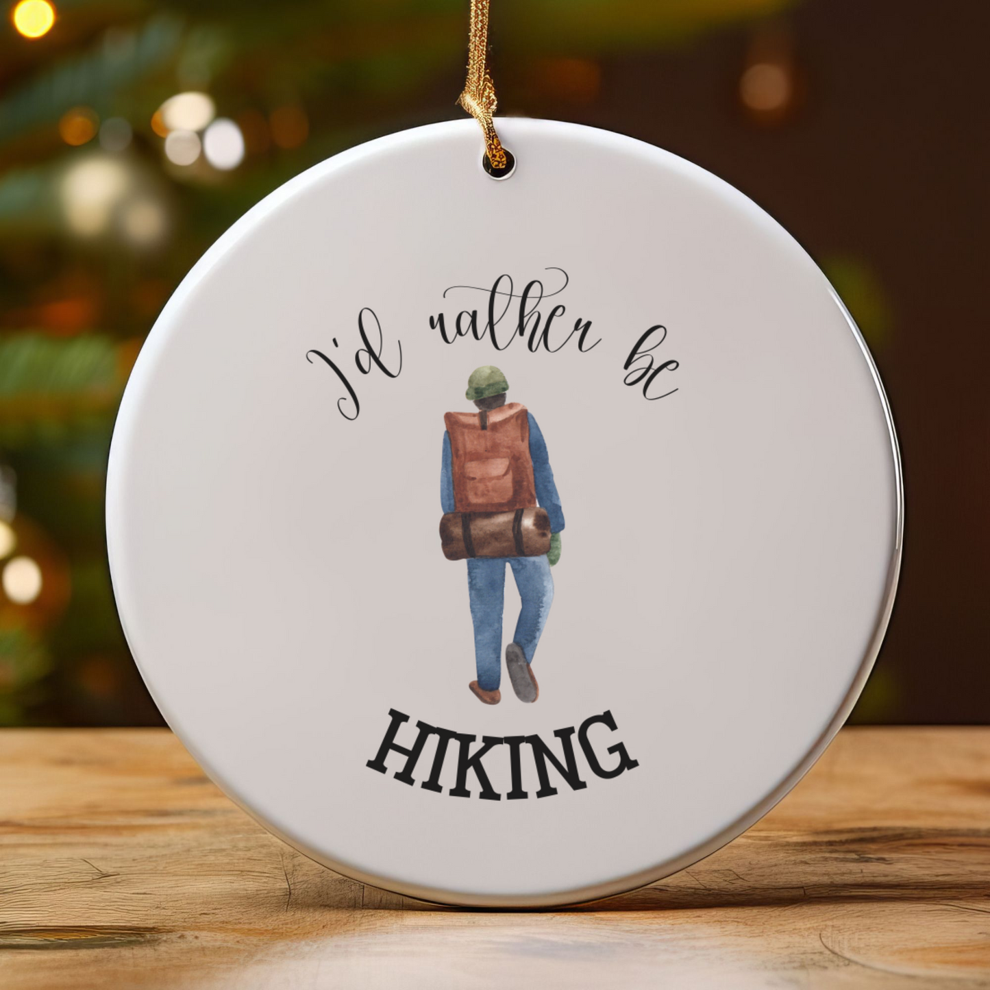 Hiking Ornament
