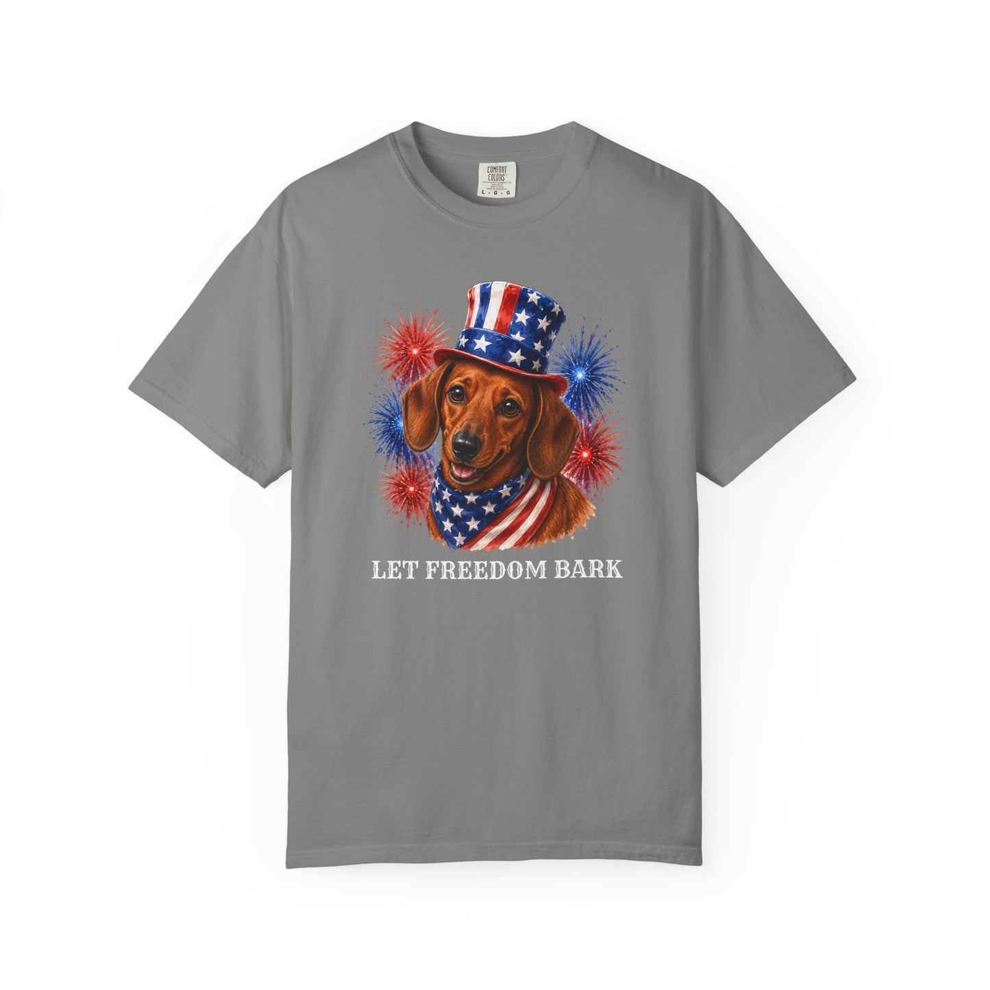 Red Dachshund Patriotic Shirt
