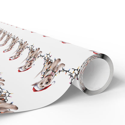 West Highland Terrier Christmas Lights Wrapping Paper