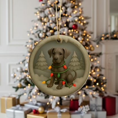 Personalized Great Dane Christmas 3D Clay-Style Dog Keepsake
