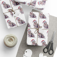 Load image into Gallery viewer, Maltese Christmas Lights Wrapping Paper
