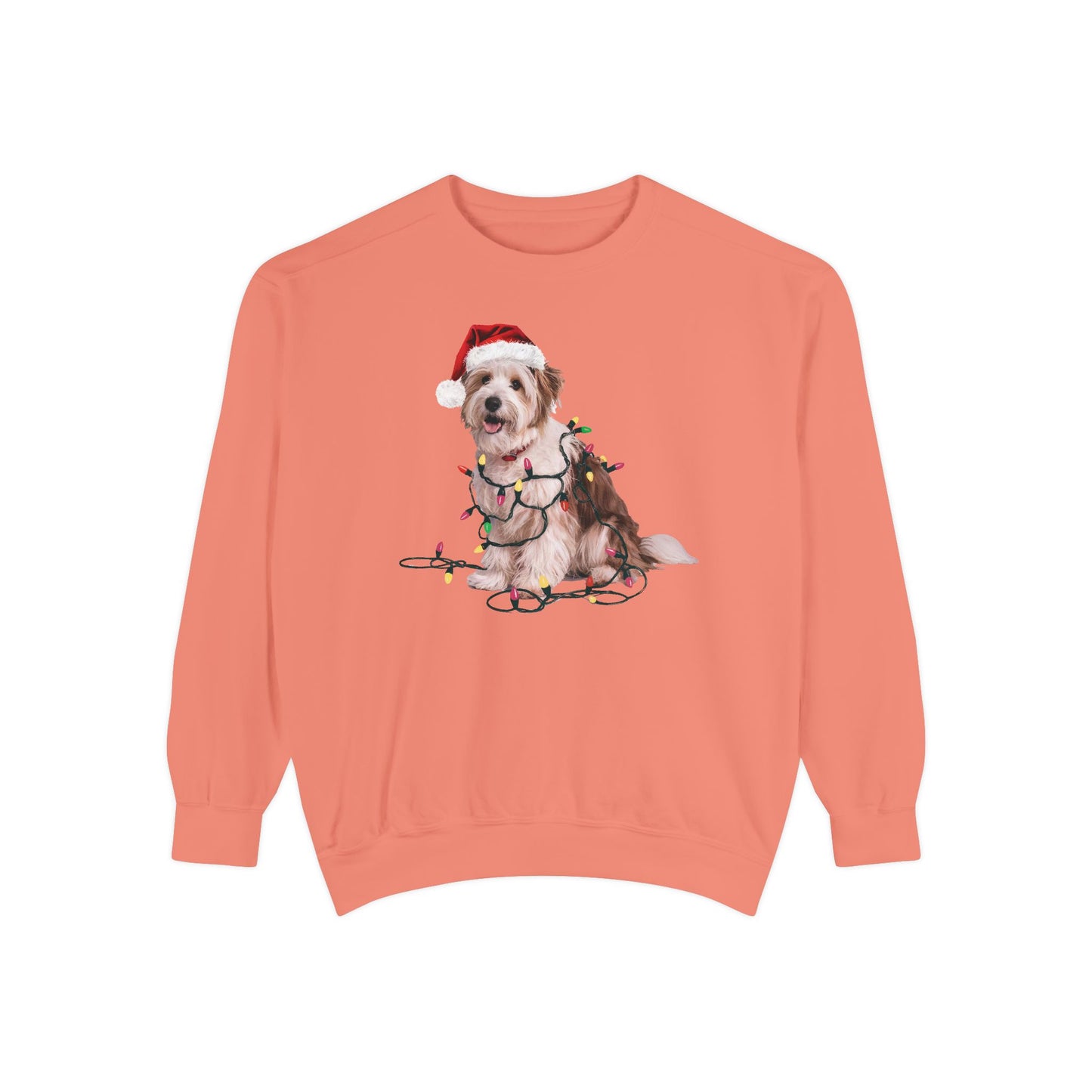 Christmas Coton De Tulear Sweatshirt, Christmas Lights Dog, Christmas Dog, Coton De Tulear Mom, Gift for Dog Lover, Coton De Tulear