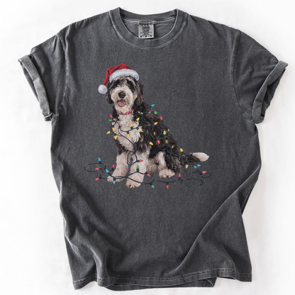 Christmas Labradoodle Shirt, Christmas Lights Dog Tee, Christmas Dog Tee, Labradoodle Mom Tshirt, Gift for Dog Lover, Labradoodle