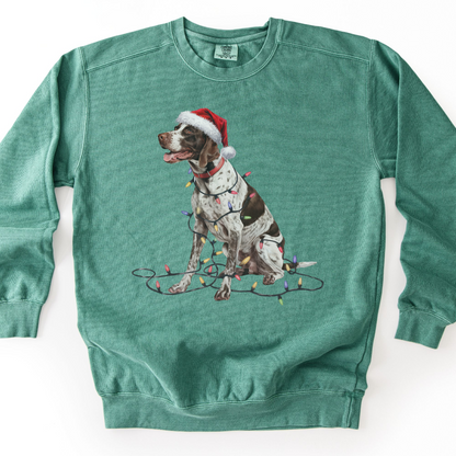 English Pointer Christmas Lights Shirt
