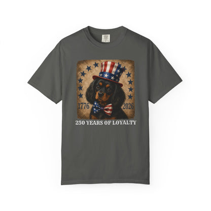 Black & Tan Cavalier 250 Years of Loyalty Shirt