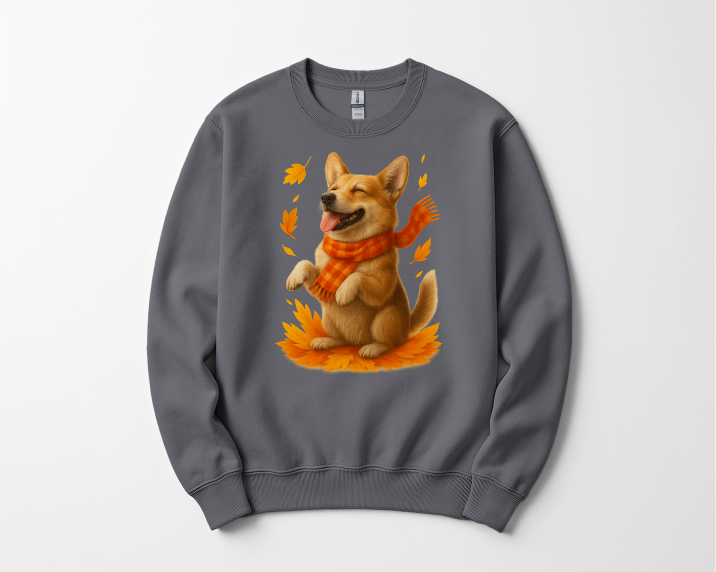 Corgi Autumn Sweatshirt, Dog Lover Fall Apparel, Cozy Pet Sweater, Cute Corgi Shirt Gift, Autumn Dog Fashion