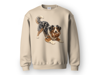 Australian Shepherd Football Sweatshirt
