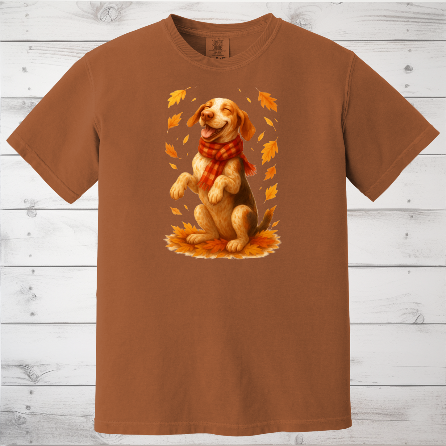 Bracco Italiano Fall Shirt, Autumn Dog Sweatshirt, Dog Lover Gift, Cozy Pet Apparel, Bracco in Leaves, Gift for Pet Lovers