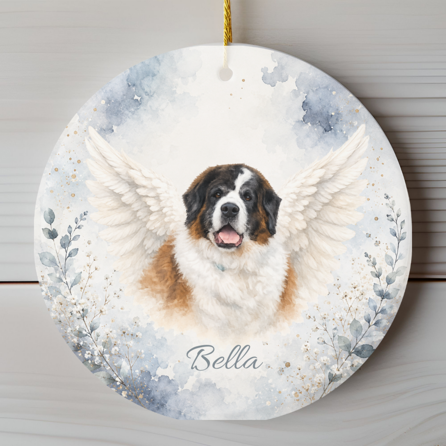 Personalized Forever Loved Pet Memorial Ornament