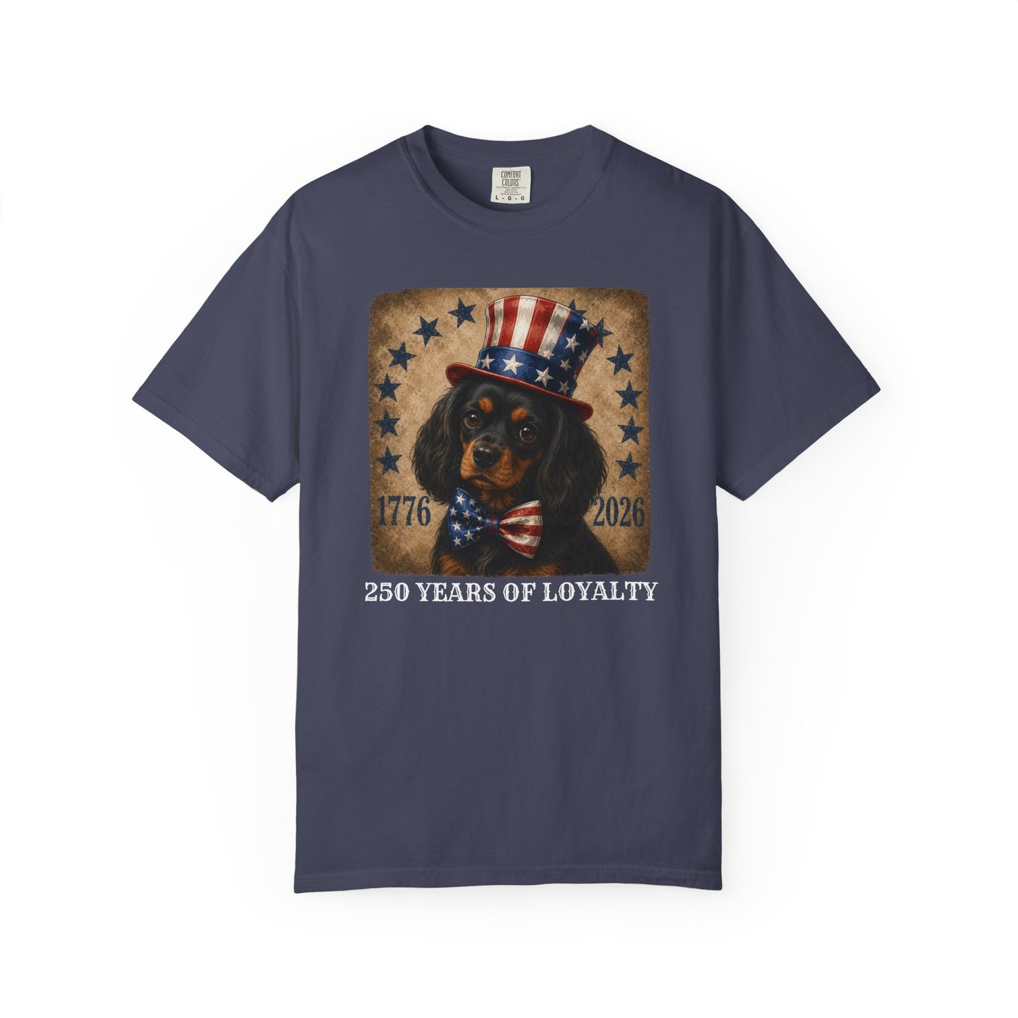Black & Tan Cavalier 250 Years of Loyalty Shirt
