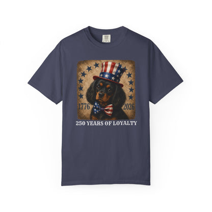 Black & Tan Cavalier 250 Years of Loyalty Shirt