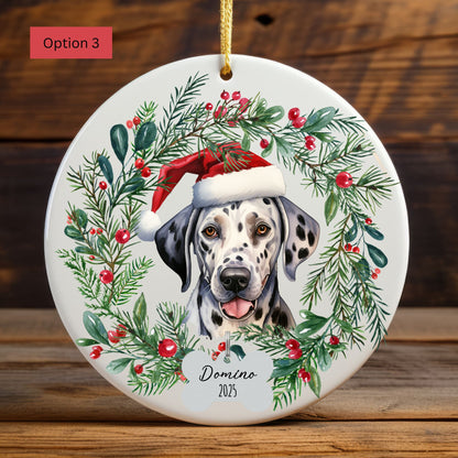 Personalized Dalmatian Christmas Ornament