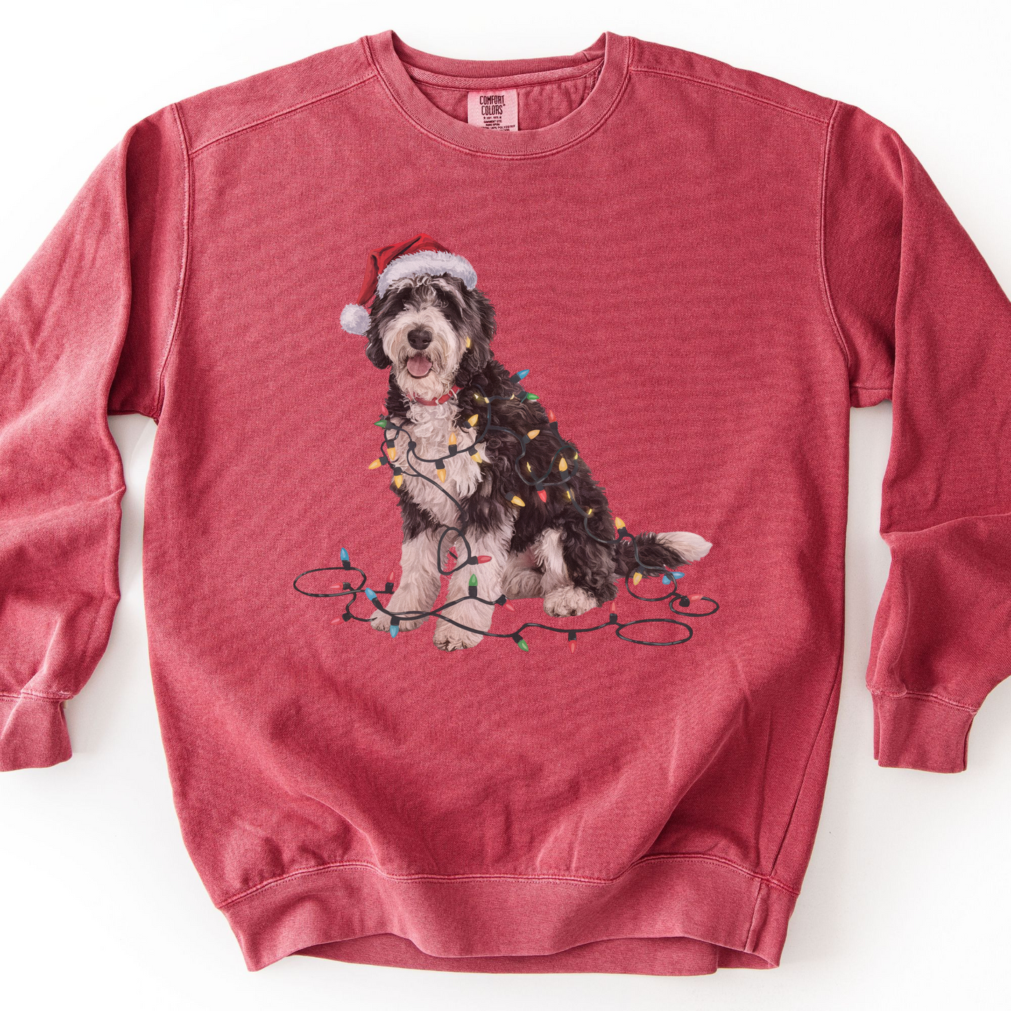 Labradoodle Christmas Lights Sweatshirt