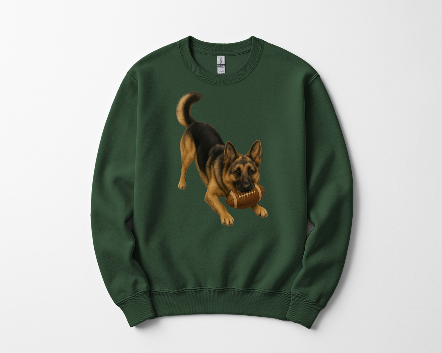 German Shepherd Football Sweatshirt