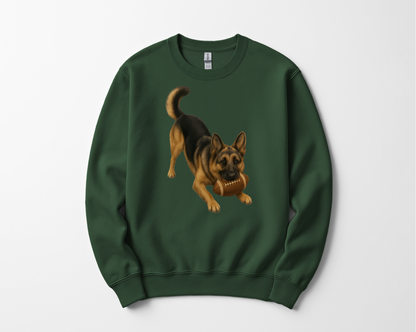 German Shepherd Football Sweatshirt