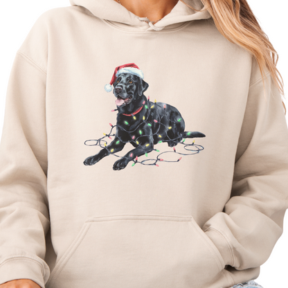 Christmas Labrador Holiday Hoodie