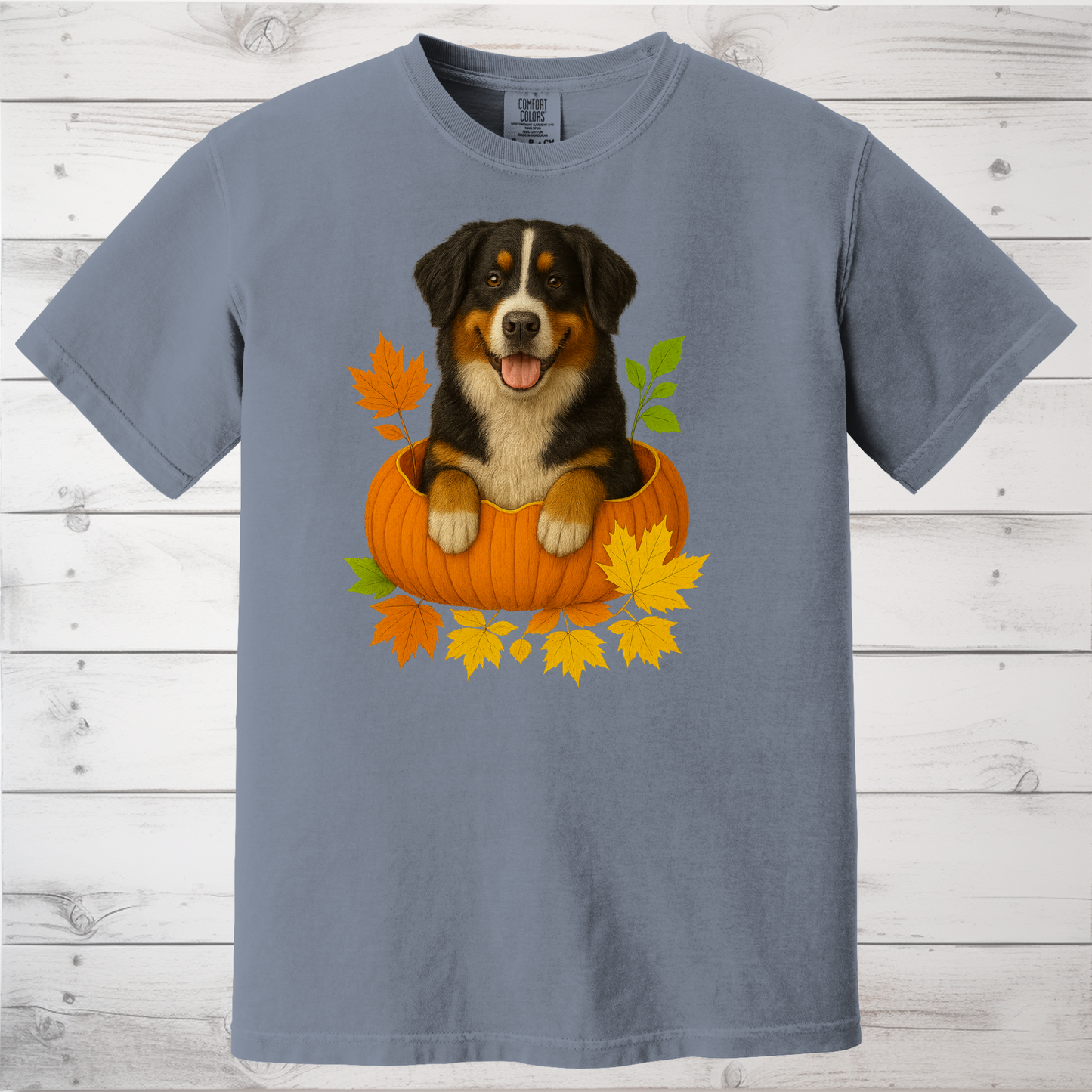 Bernese Mountain Dog Pumpkin Shirt