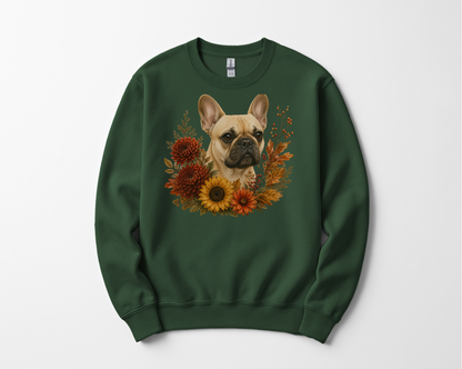 French Bulldog Autumn Floral Sweatshirt