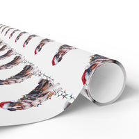Load image into Gallery viewer, Australian Shepherd Christmas Lights Wrapping Paper
