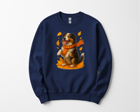 Load image into Gallery viewer, Australian Shepherd Autumn Sweatshirt, Cozy Fall Dog Sweater, Dog Lover Apparel, Cute Autumn Dog Tee, Gift for Dog Lovers
