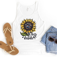 Load image into Gallery viewer, Dog Mom Sunflower Paw Print Shirt Cute Floral Dog Lover Gift Tee for Women Pet Owner T-Shirt Dog Mama Graphic Tee Mothers Day Gift
