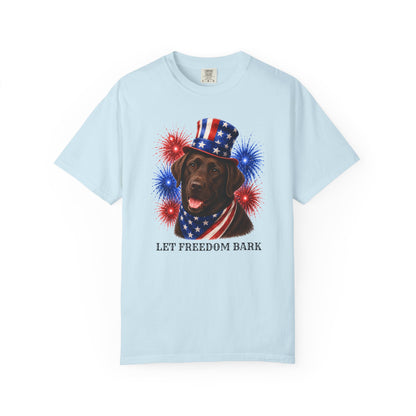 Chocolate Lab Patriotic Shirt