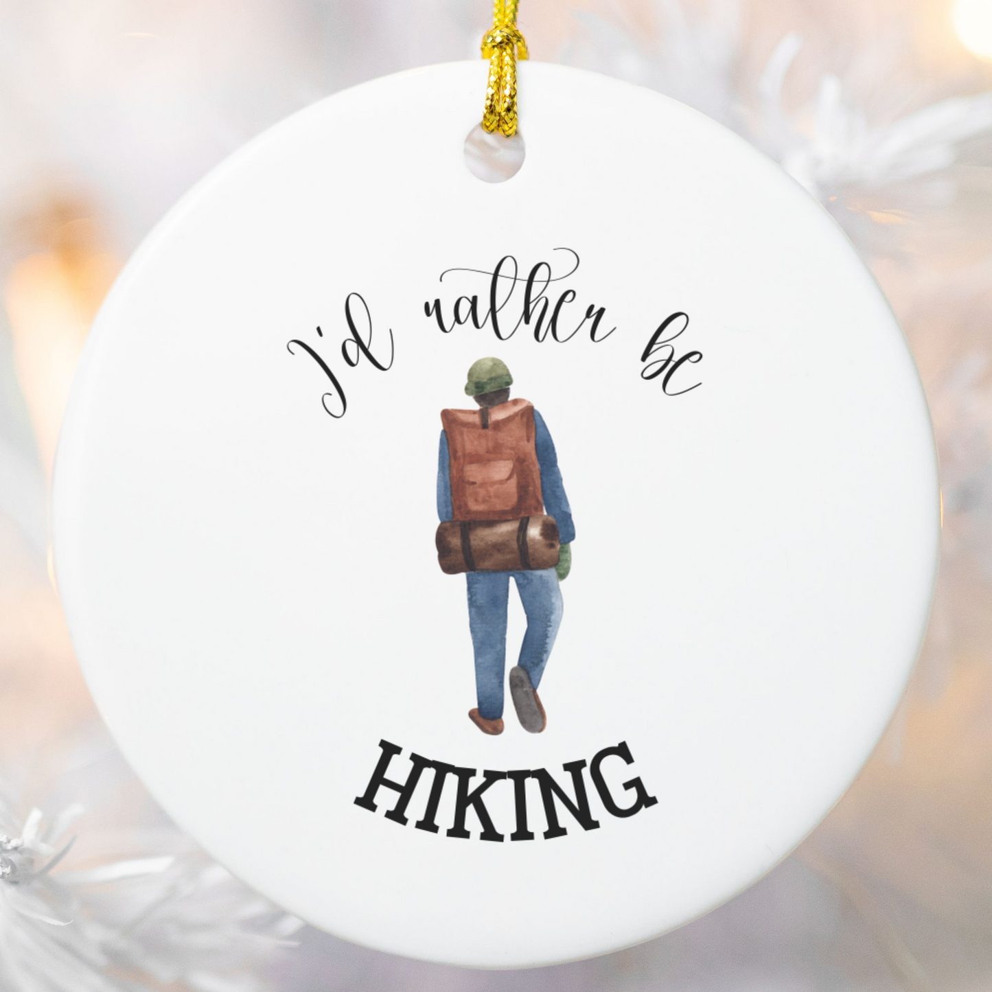 Hiking Ornament