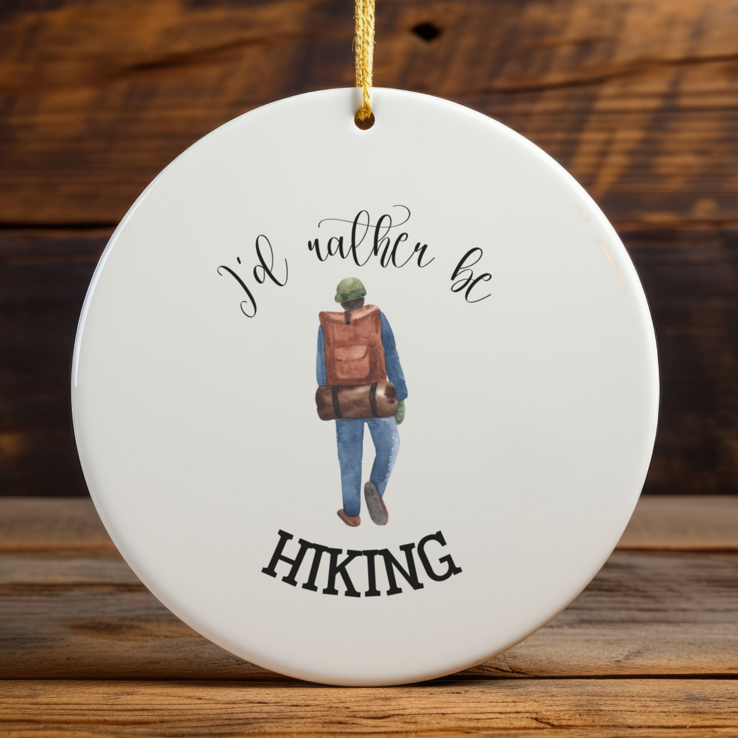 Hiking Ornament